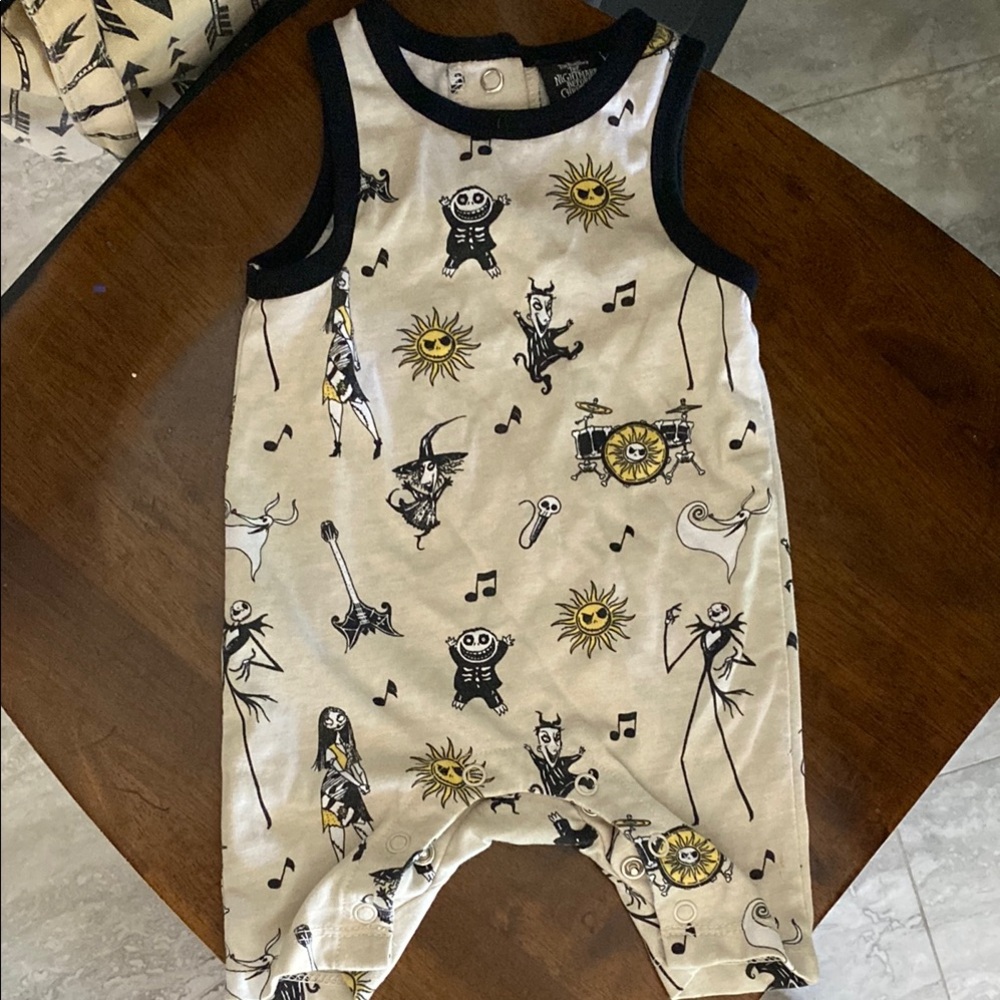 Nightmare before Christmas baby romper